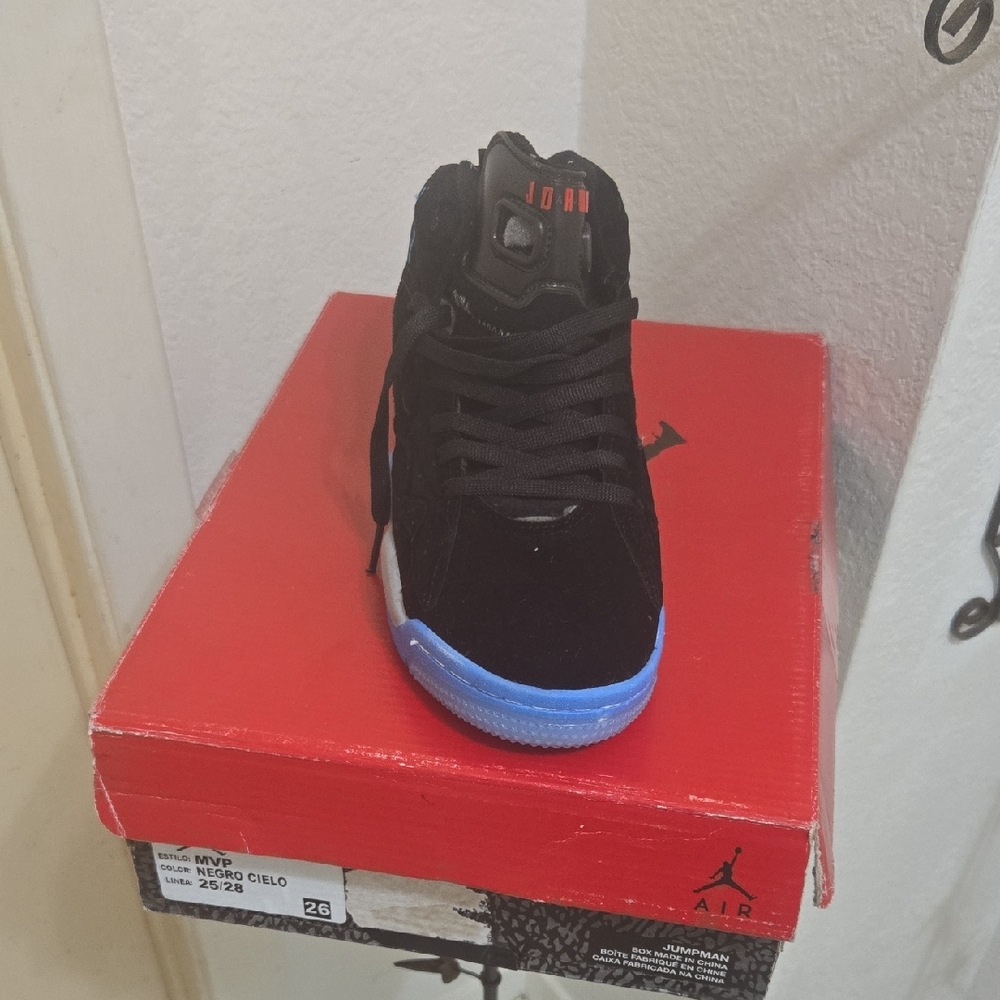 Jordan Athletic Shoes in Black and Blue